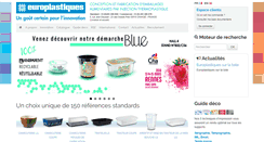 Desktop Screenshot of europlastiques.com