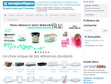Tablet Screenshot of europlastiques.com